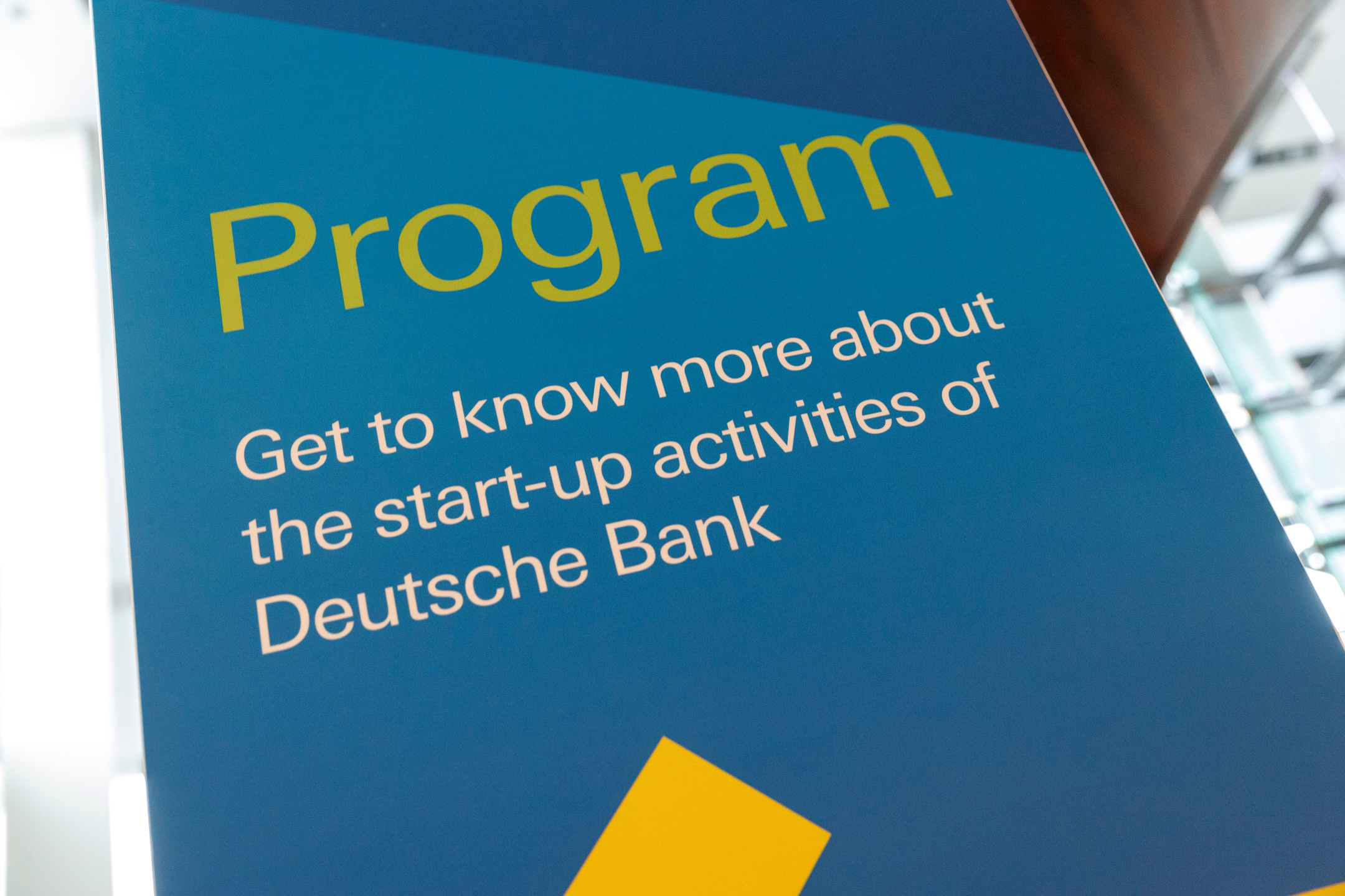 Startupnight 2017 Deutsche Bank's Atrium
