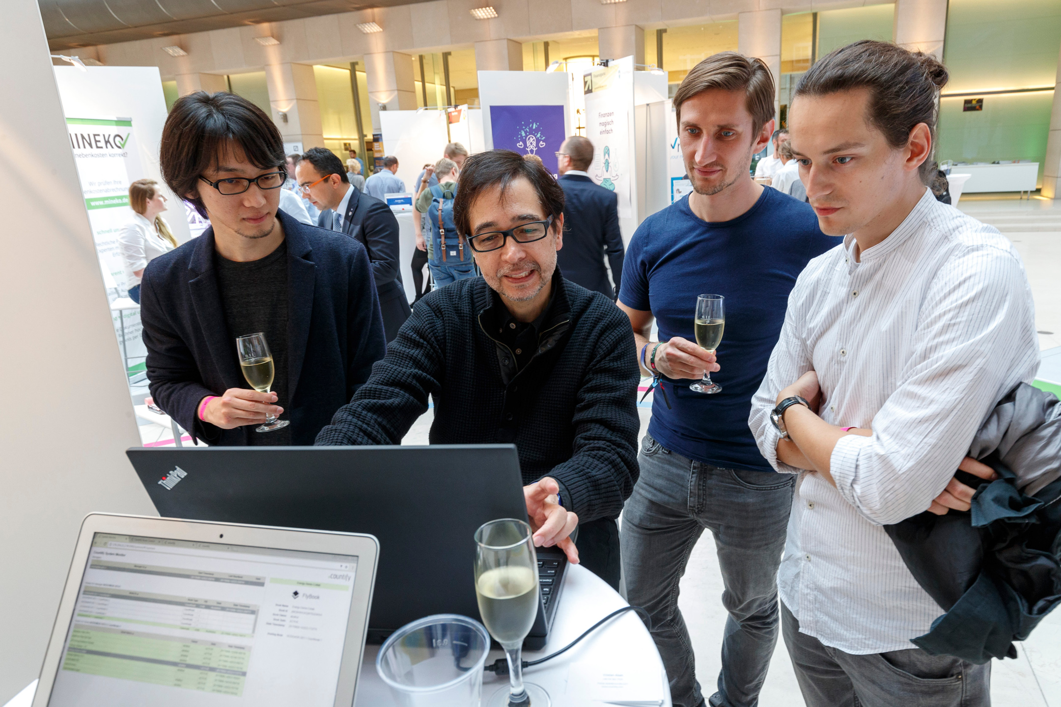 Startupnight 2017 Deutsche Bank's Atrium