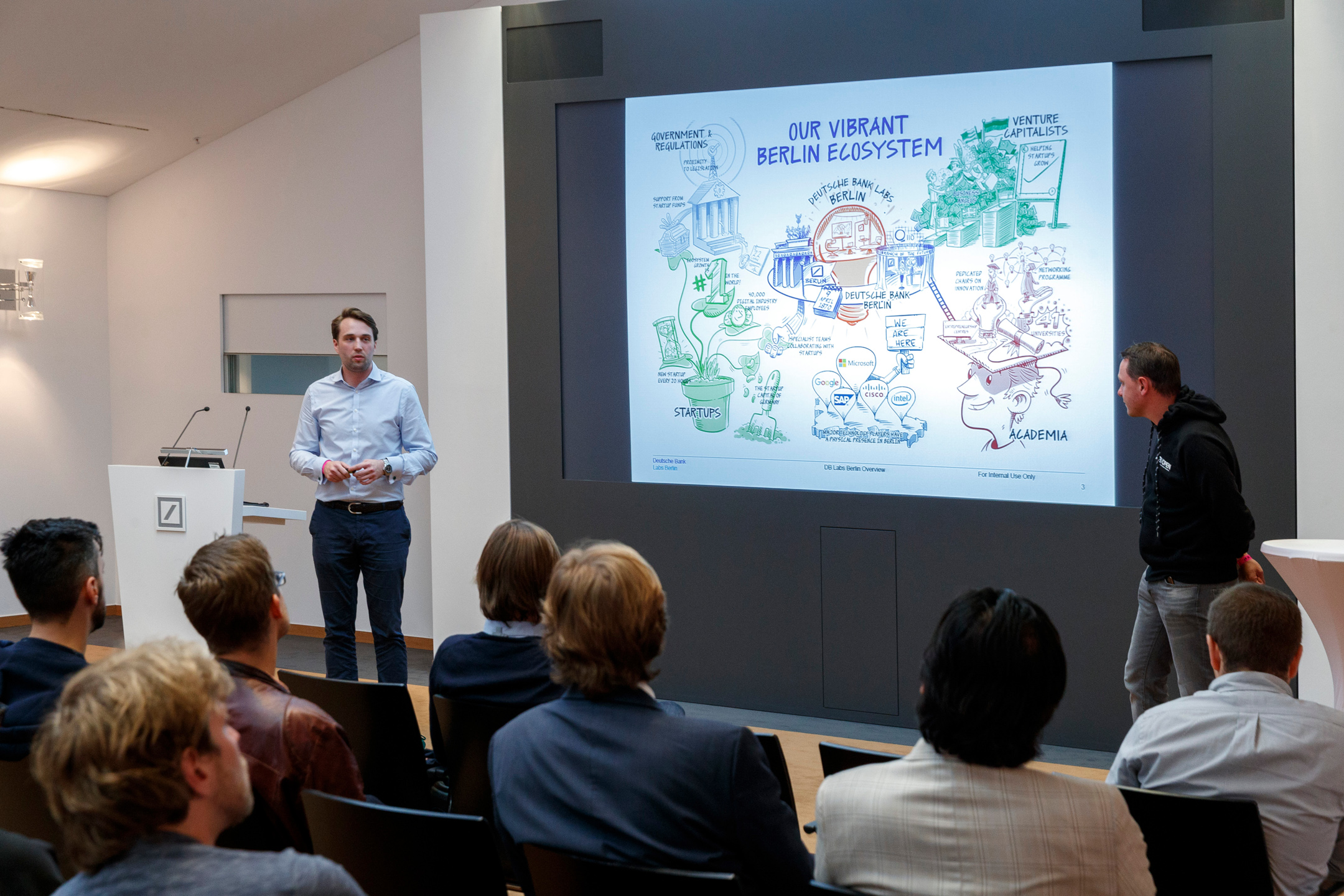 Startupnight 2017 Deutsche Bank's Atrium
