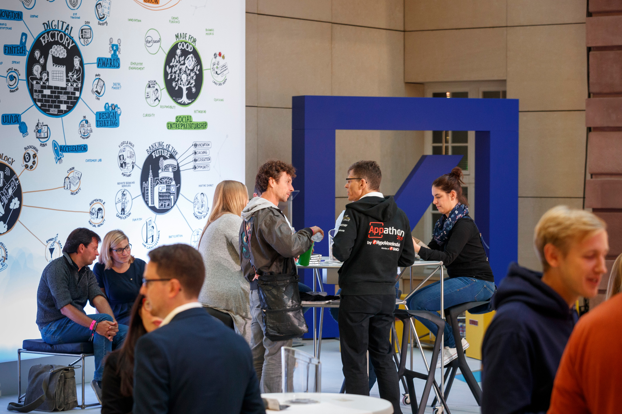 Startupnight 2017 Deutsche Bank's Atrium