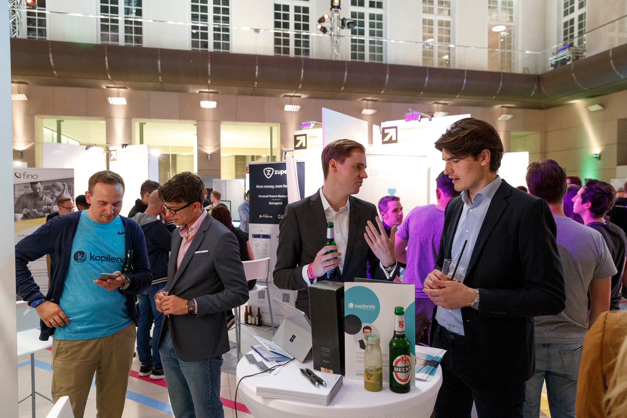 Startupnight 2017 Deutsche Bank's Atrium