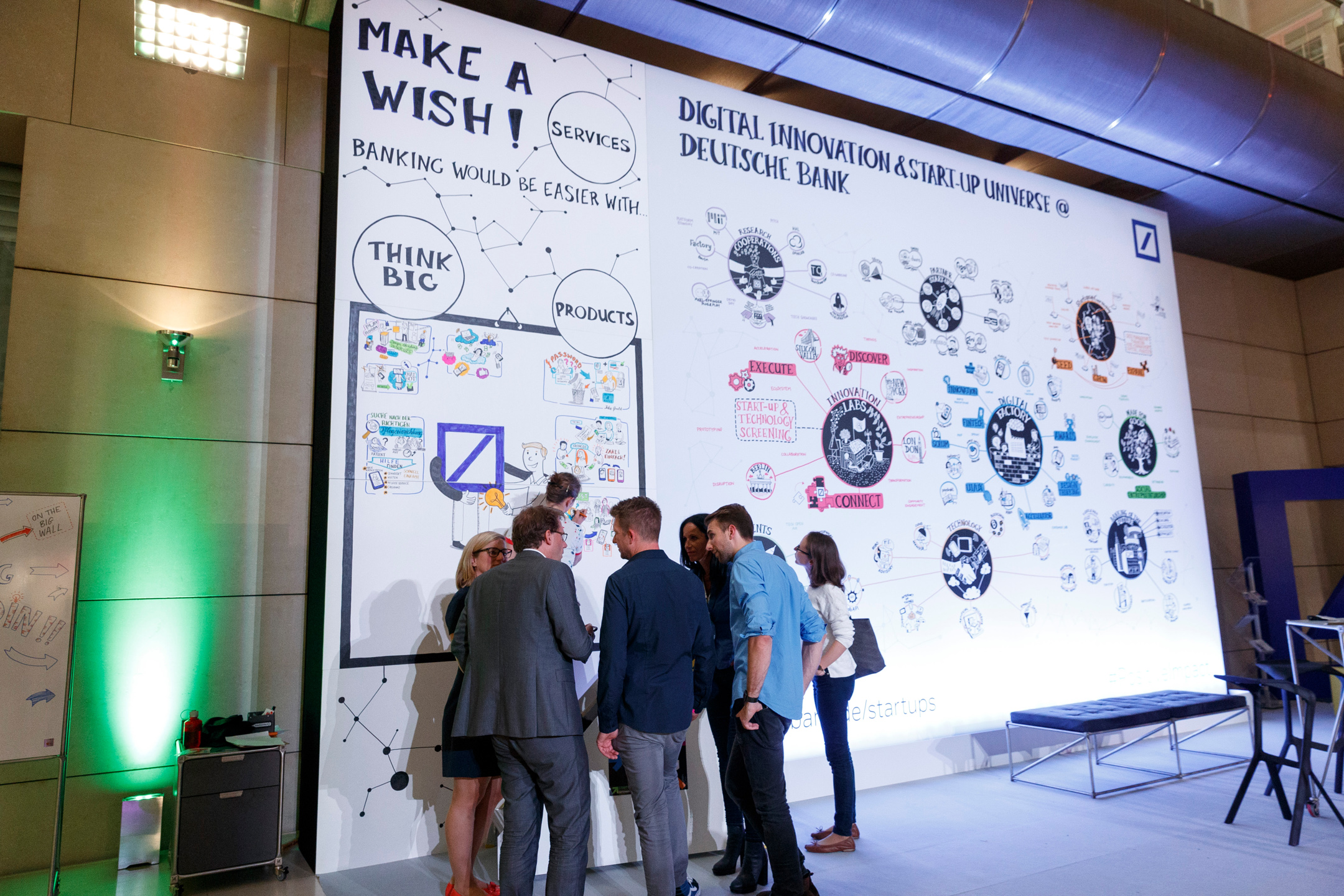 Startupnight 2017 Deutsche Bank's Atrium