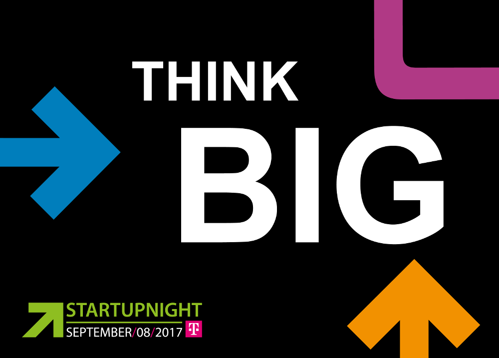 Startupnight 2017 - Think Big! Startupnight 2017 - Wallcard