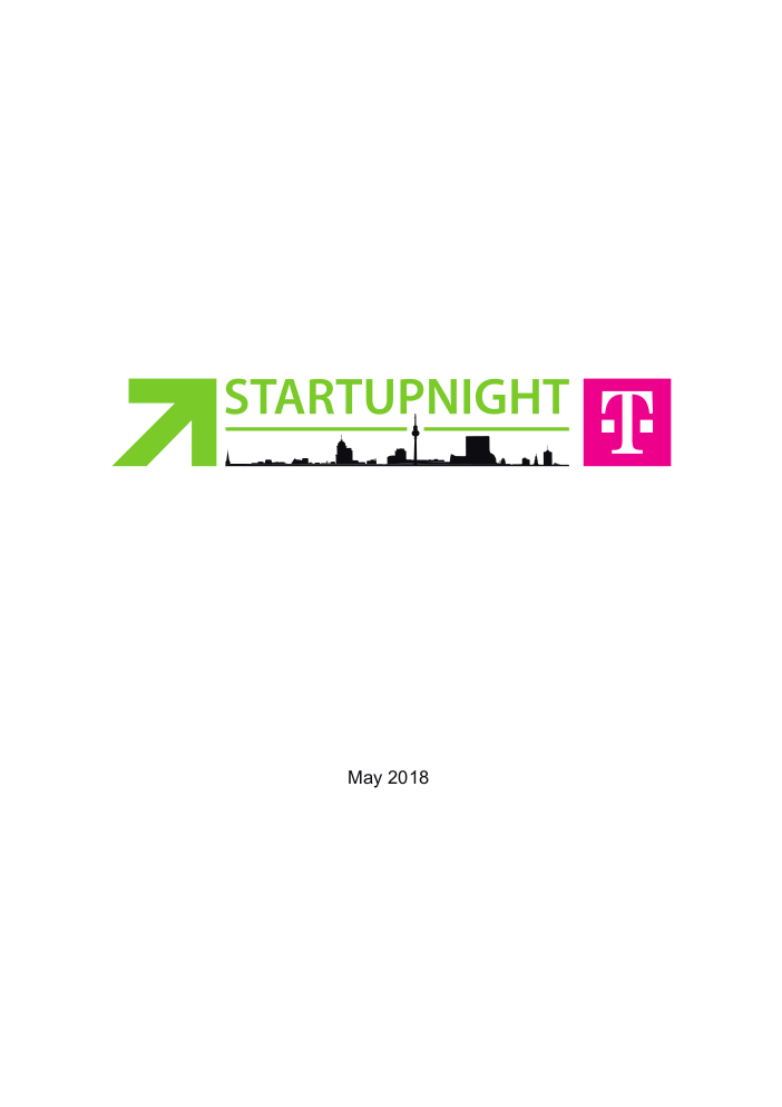 Startupnight 2018 Styleguide