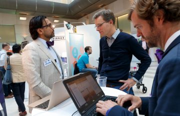 Startupnight 2017 Deutsche Bank's Atrium